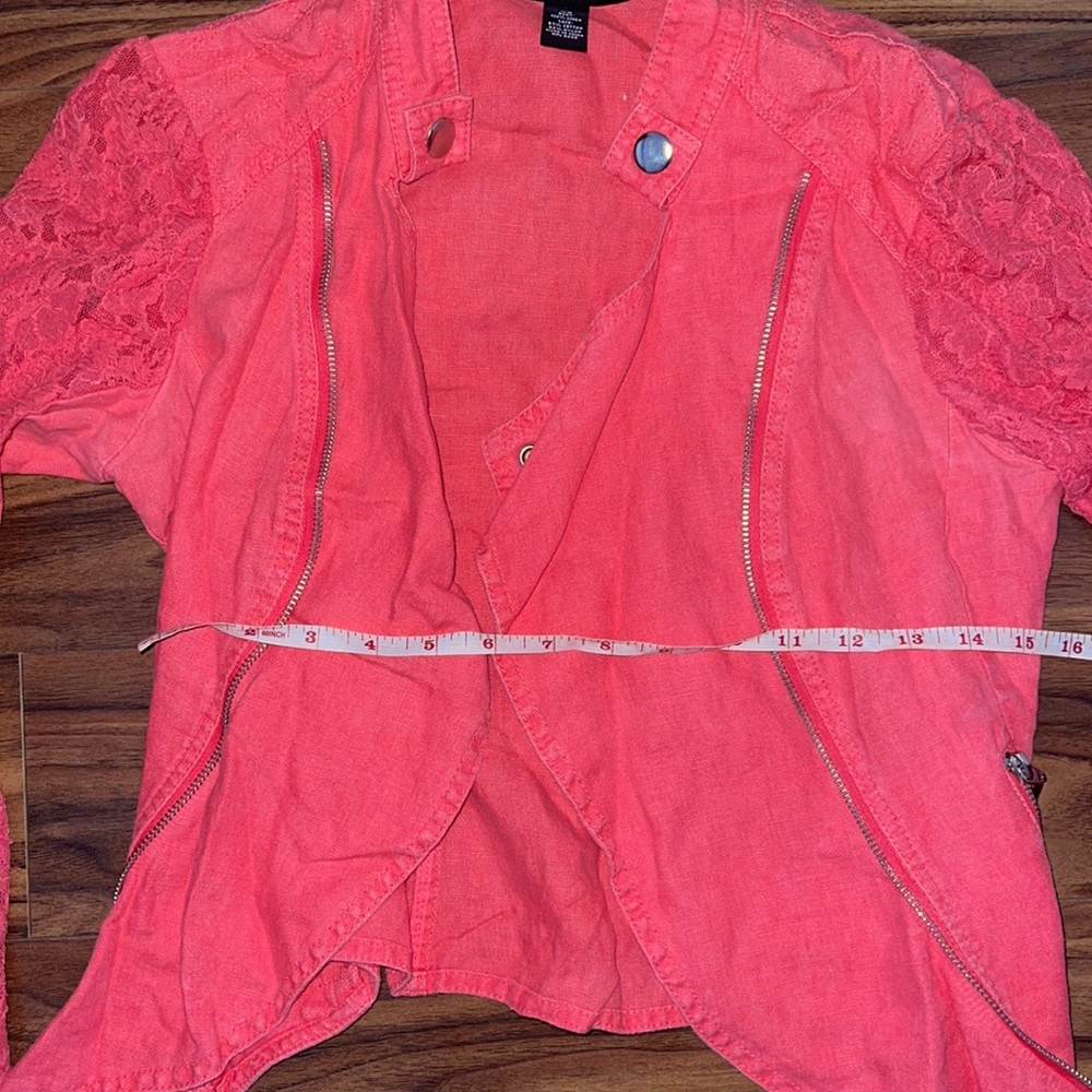 International Concepts XS jacket, 100% linen